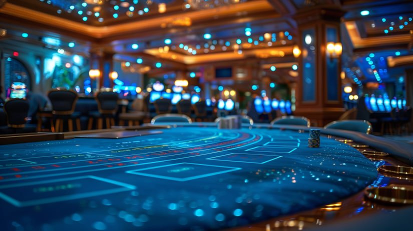 Roulette table interface showing bet placement and live balance